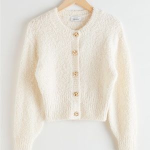 Grenville Cable Knit Mock Neck Sweat